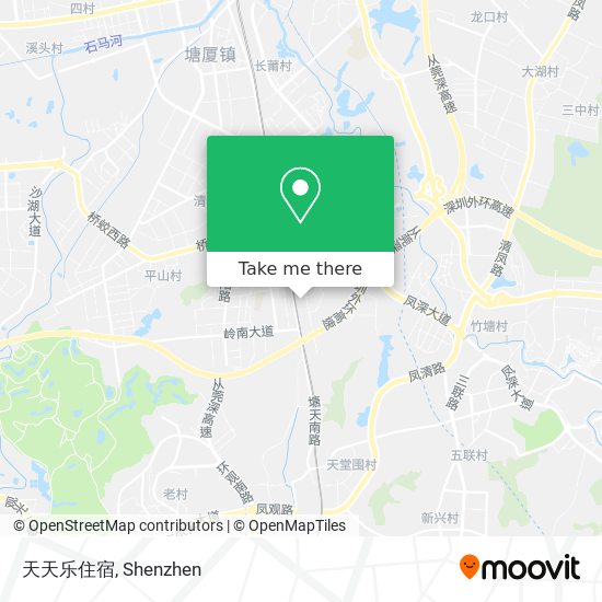 天天乐住宿 map
