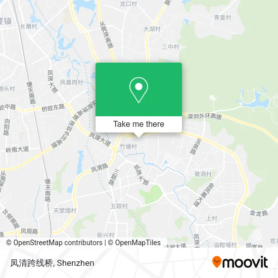 凤清跨线桥 map