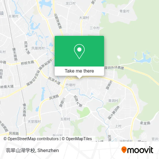 翡翠山湖学校 map