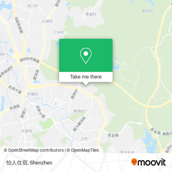 怡人住宿 map