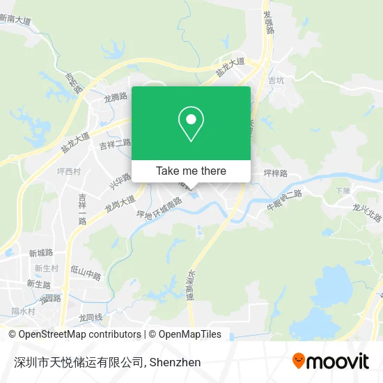 深圳市天悦储运有限公司 map