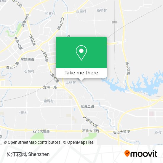 长汀花园 map