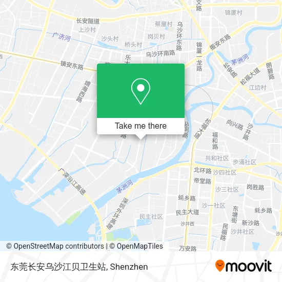 东莞长安乌沙江贝卫生站 map
