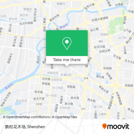 鹏程花木场 map