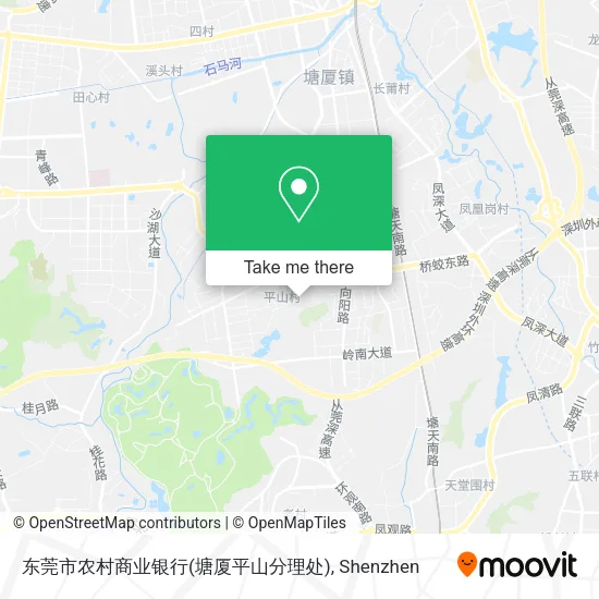 东莞市农村商业银行(塘厦平山分理处) map