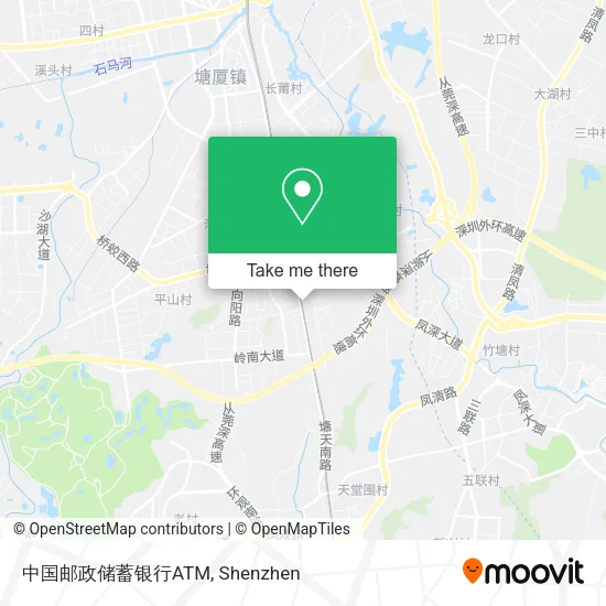 中国邮政储蓄银行ATM map