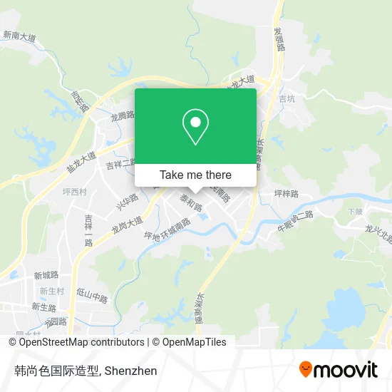 韩尚色国际造型 map