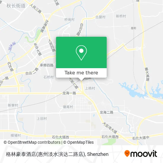 格林豪泰酒店(惠州淡水演达二路店) map