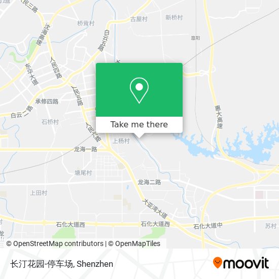 长汀花园-停车场 map