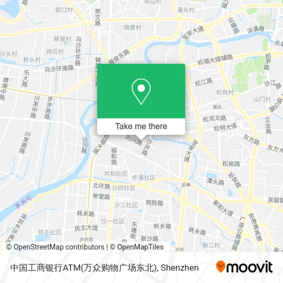 中国工商银行ATM(万众购物广场东北) map