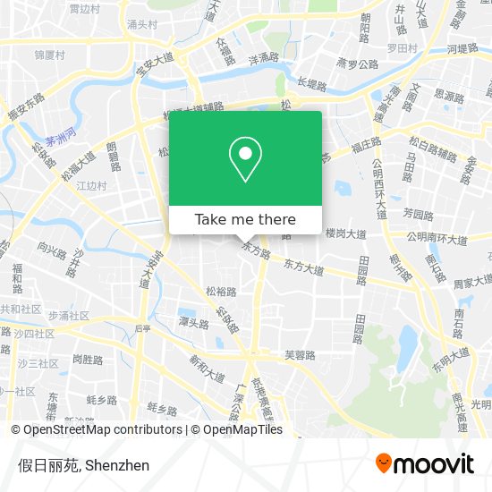 假日丽苑 map