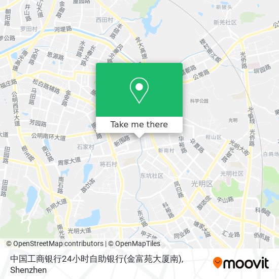 中国工商银行24小时自助银行(金富苑大厦南) map