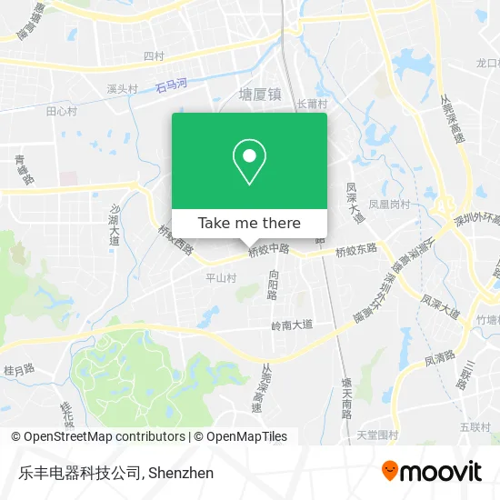 乐丰电器科技公司 map