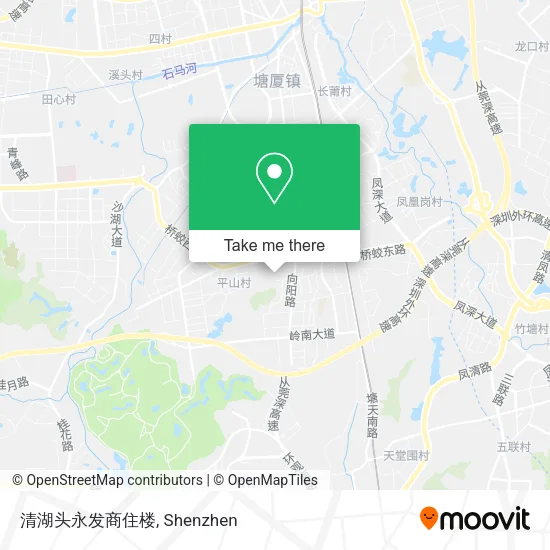 清湖头永发商住楼 map