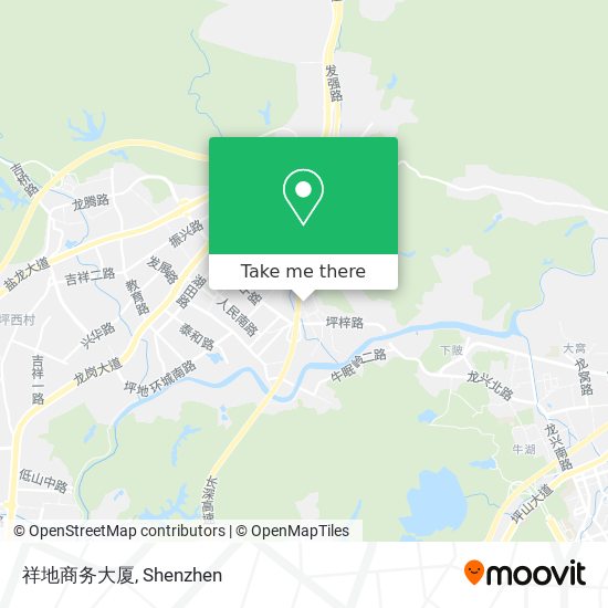 祥地商务大厦 map