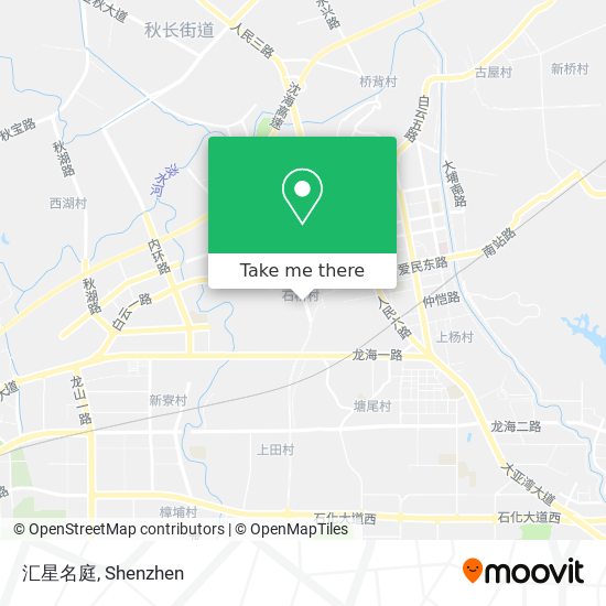 汇星名庭 map