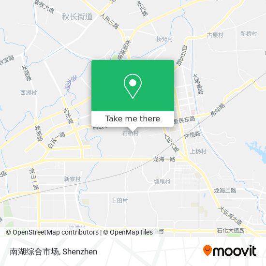南湖综合市场 map