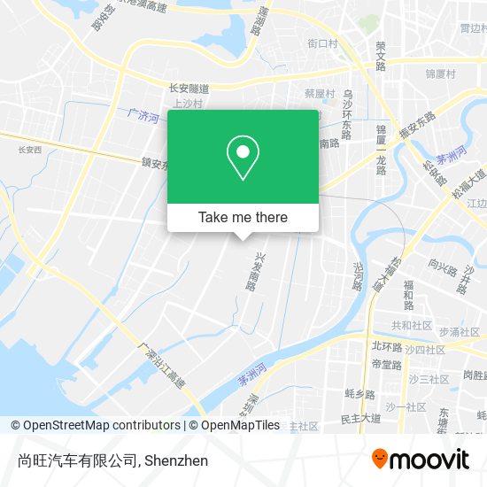 尚旺汽车有限公司 map