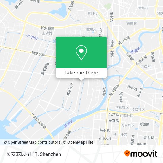 长安花园-正门 map