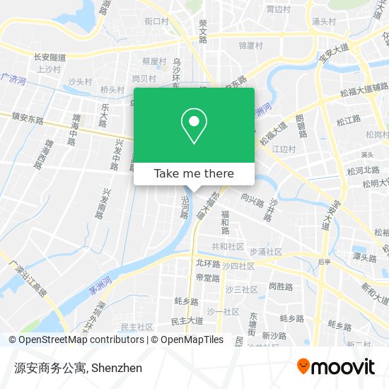 源安商务公寓 map