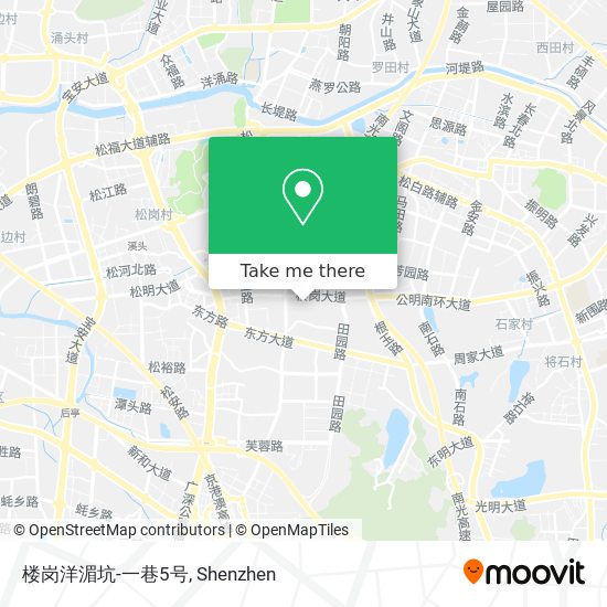 楼岗洋湄坑-一巷5号 map