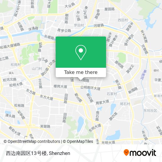 西边南园区13号楼 map