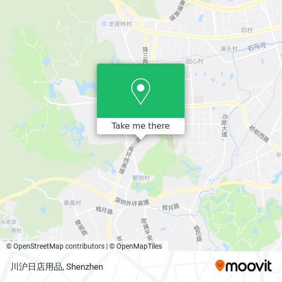 川沪日店用品 map