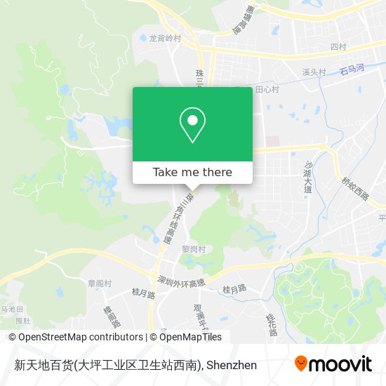 新天地百货(大坪工业区卫生站西南) map