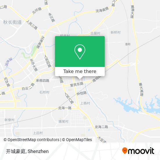 开城豪庭 map
