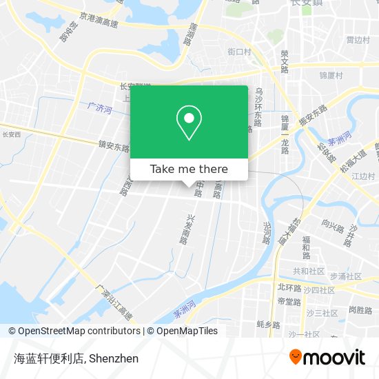 海蓝轩便利店 map