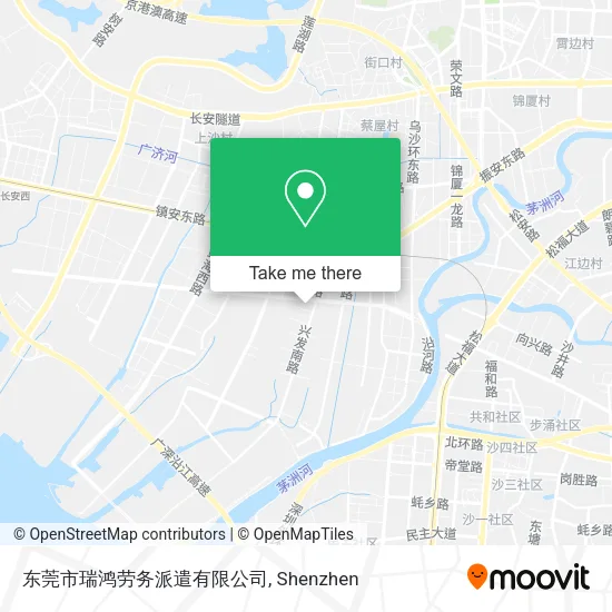 东莞市瑞鸿劳务派遣有限公司 map
