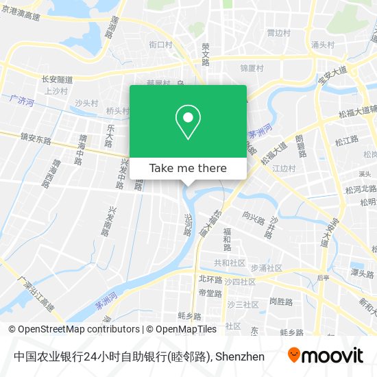 中国农业银行24小时自助银行(睦邻路) map