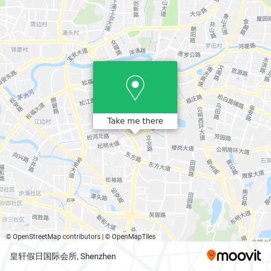 皇轩假日国际会所 map