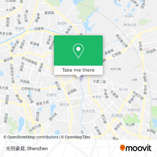 光明豪庭 map