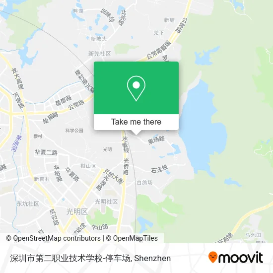 深圳市第二职业技术学校-停车场 map