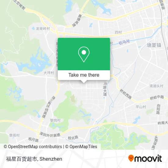 福星百货超市 map
