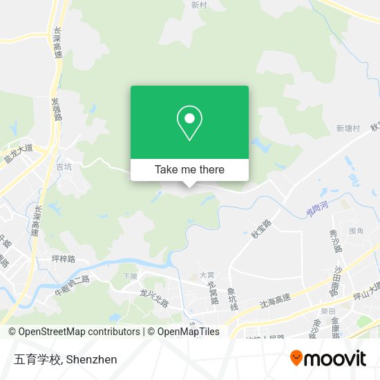 五育学校 map