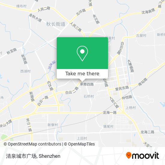 清泉城市广场 map