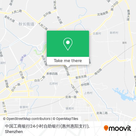 中国工商银行24小时自助银行(惠州惠阳支行) map