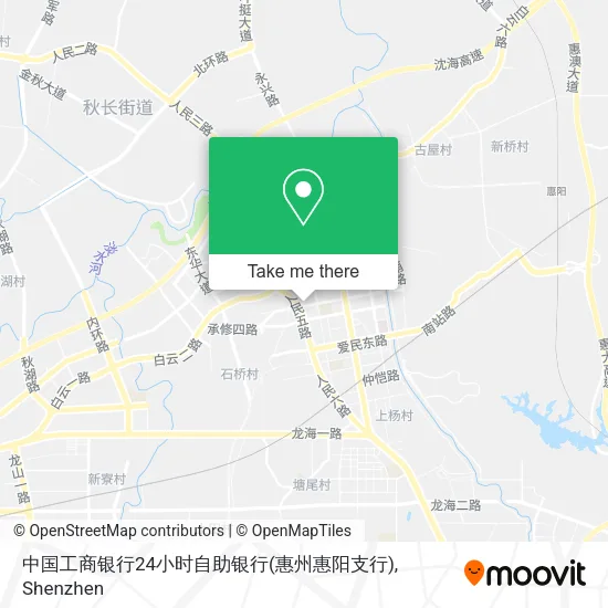 中国工商银行24小时自助银行(惠州惠阳支行) map