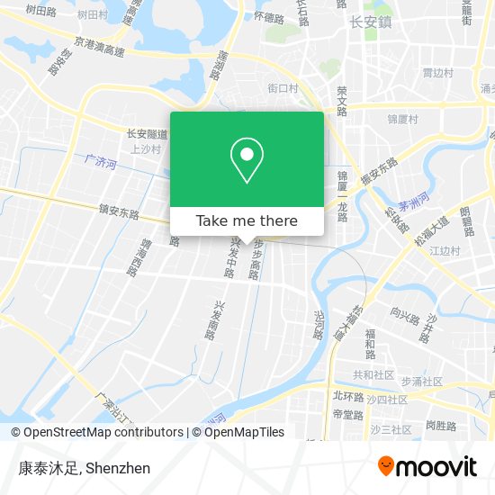 康泰沐足 map