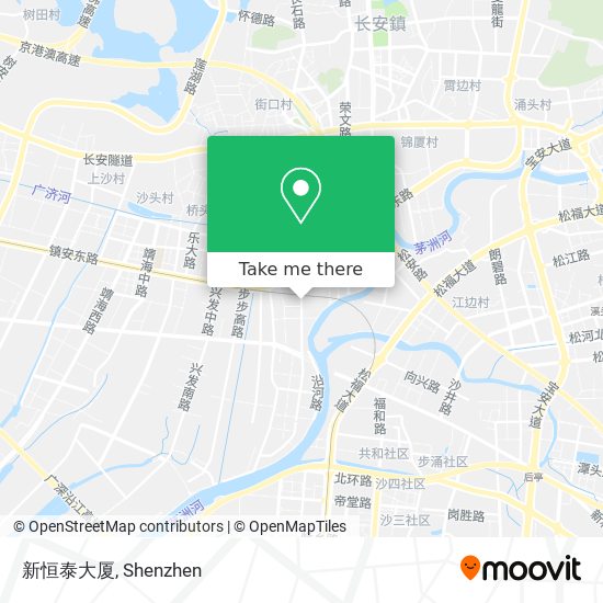 新恒泰大厦 map
