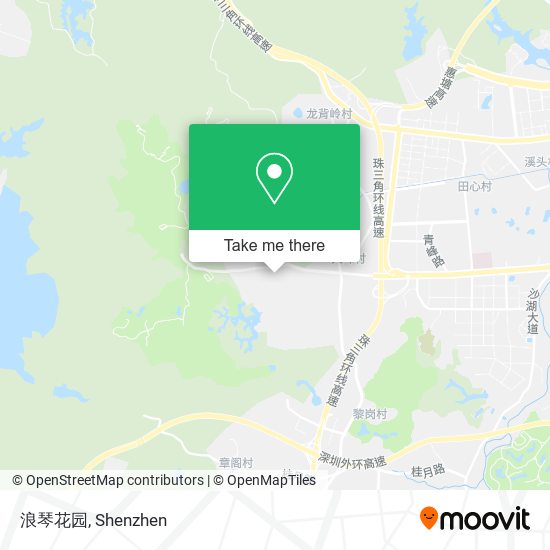 浪琴花园 map