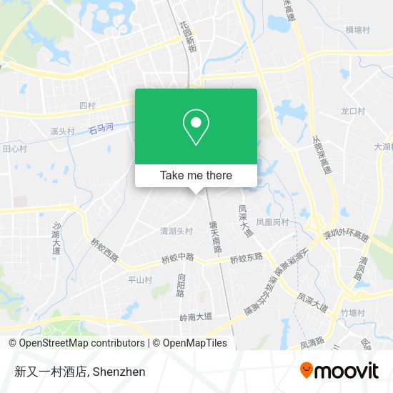 新又一村酒店 map