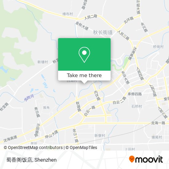 蜀香阁饭店 map