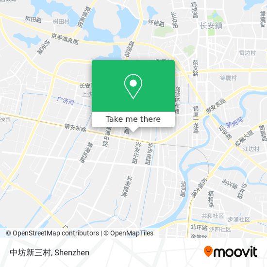 中坊新三村 map