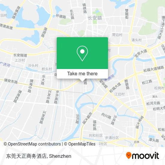 东莞天正商务酒店 map