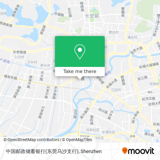 中国邮政储蓄银行(东莞乌沙支行) map