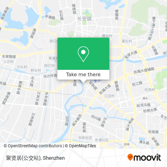 聚贤居(公交站) map