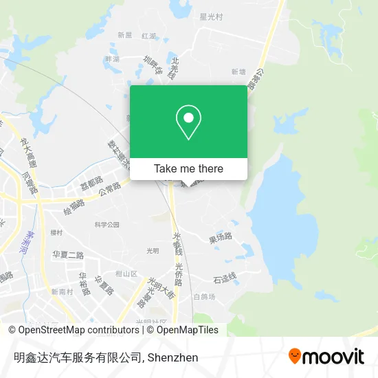 明鑫达汽车服务有限公司 map